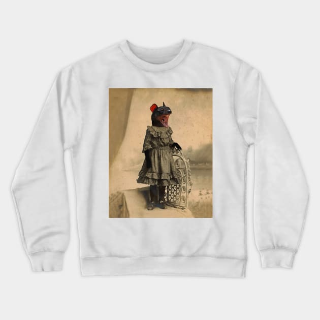 Tasmanian Girl Devil Crewneck Sweatshirt by Loveday101